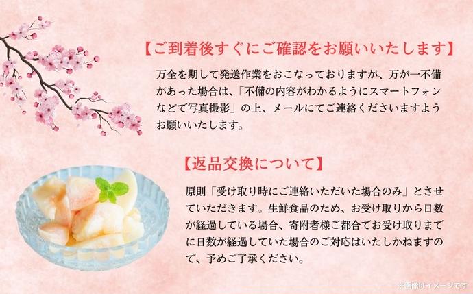 岡山県鏡野町のふるさと納税 【2026年先行予約】［拝郷果樹園］岡山県産 清水白桃 約2kg（6玉〜9玉）
