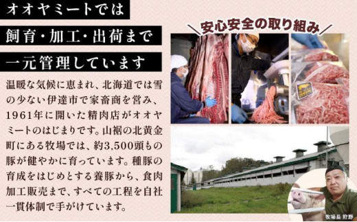 北海道伊達市のふるさと納税 伊達 黄金豚 のジューシーな 切り落とし 肉  2kg【200g×10パック】三元豚  豚肉 ぶた肉 小間切れ スライス 小分け 冷凍