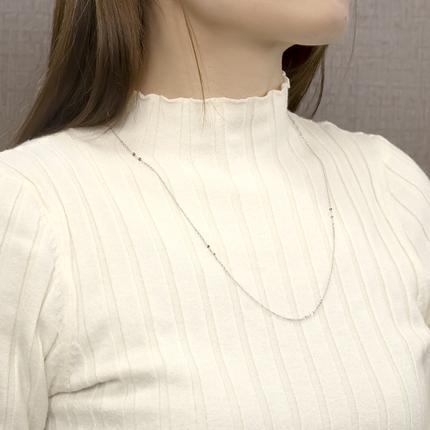 山梨県昭和町のふるさと納税 純プラチナ ネックレス チェーンのみ レディース pt999 ロングネックレス プラチナ 金属アレルギー 対応 チェーン スクリューチェーン ペタルチェーン ワッカチェーン チェーンだけ ジュエリー シンプル 人気241217nm402pt999 SWAA221