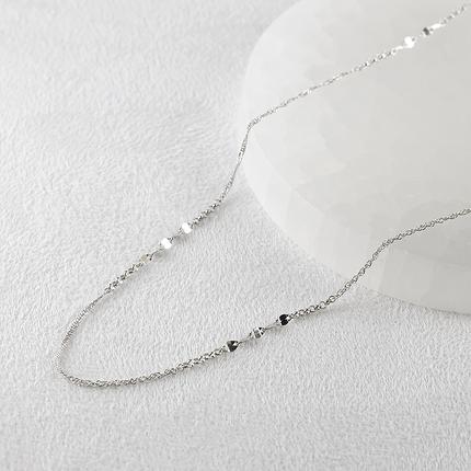 山梨県昭和町のふるさと納税 純プラチナ ネックレス チェーンのみ レディース pt999 ロングネックレス プラチナ 金属アレルギー 対応 チェーン スクリューチェーン ペタルチェーン ワッカチェーン チェーンだけ ジュエリー シンプル 人気241217nm402pt999 SWAA221