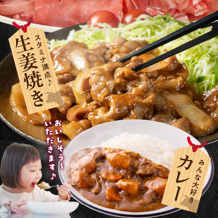 宮崎県都城市のふるさと納税 国産豚肉切り落とし4kgセット_MJ-3650