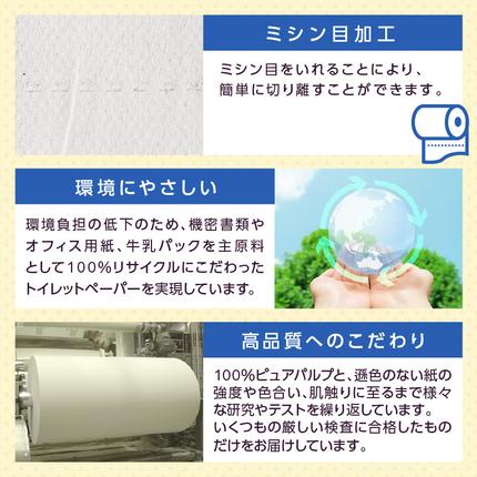 大阪府泉南市のふるさと納税 トイレットペーパー 72ロール 良い紙Doppio ダブル巻【配送不可地域：北海道・沖縄・離島】【60営業日以内に発送】【020D-010】
