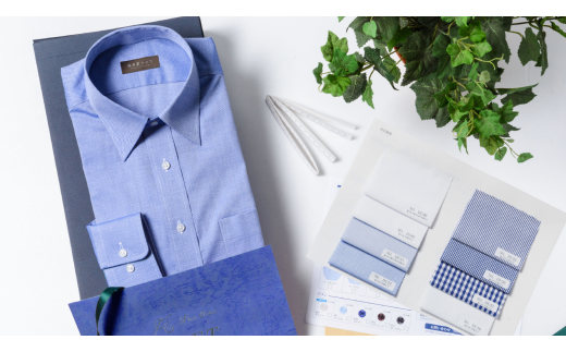 長野県千曲市のふるさと納税 本格仕様メンズオーダーシャツギフト券（綿100％）｜オーダーメイドシャツ 信州 長野県 千曲市