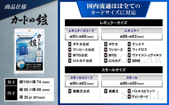 DB002 カードの鎧 硬質マグネットローダー 35pt 【公式スリーブ対応