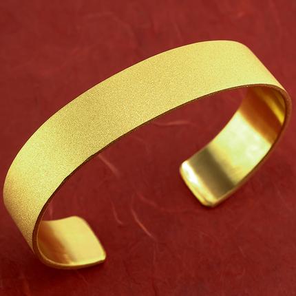 山梨県昭和町のふるさと納税 ブレスレット 純金 造幣局検定刻印付 K24 鍛造技法 幅15mm 腕周り20cm 210204105tmunik24-20 SWAA240