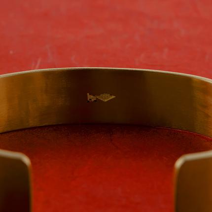 山梨県昭和町のふるさと納税 ブレスレット 純金 造幣局検定刻印付 K24 鍛造技法 幅15mm 腕周り20cm 210204105tmunik24-20 SWAA240