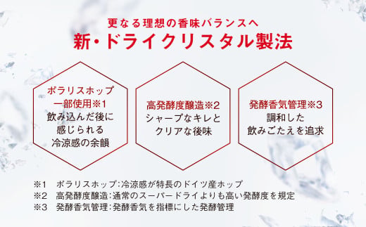 茨城県守谷市のふるさと納税 アサヒスーパードライAlc3.5%【ドライクリスタル】350ｍｌ×24本
