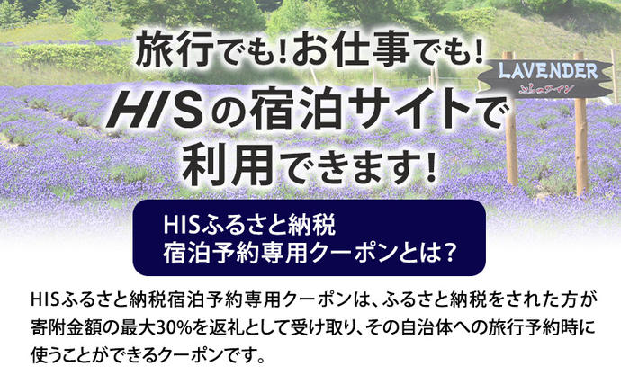 北海道富良野市のふるさと納税 HISふるさと納税宿泊予約専用クーポン（北海道富良野市）15,000円分