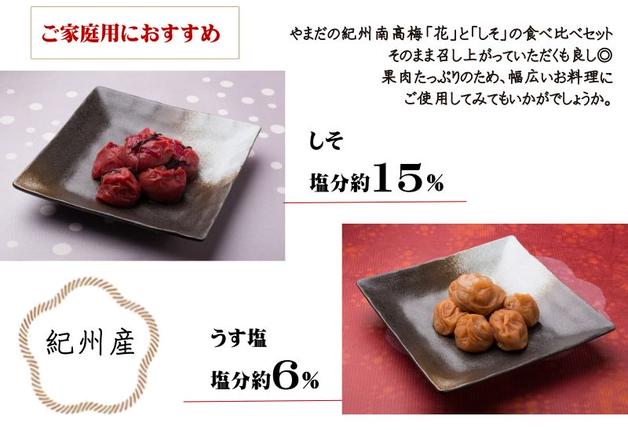 和歌山県湯浅町のふるさと納税 YD1003_紀州南高梅つぶれ梅詰合せ