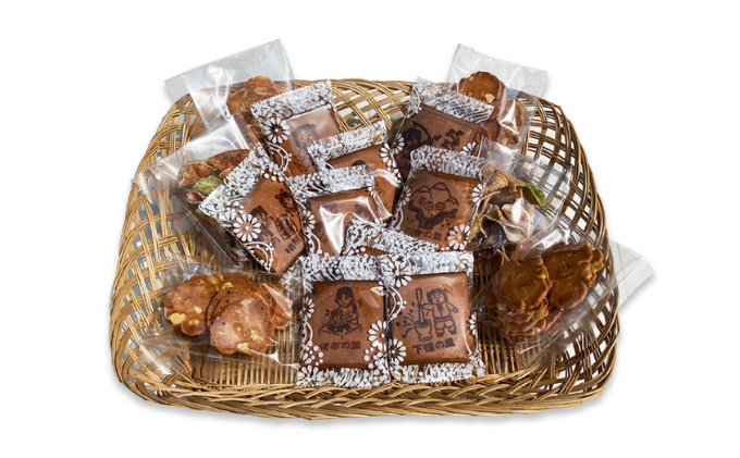 兵庫県加西市のふるさと納税 風土記瓦せんべい～加西めぐりDX～ 和菓子