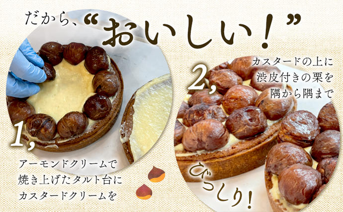 北海道富良野市のふるさと納税 【セゾン限定】菓子工房フラノデリス【栗たっぷりモンブランタルト】(お菓子 スイーツ デザート お祝い おやつ 贈り物 ギフト 甘い 手作り 北海道 送料無料 道産 富良野 ふらの 人気)