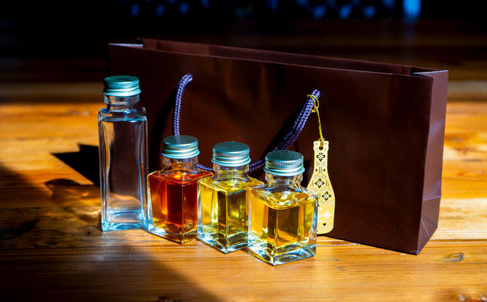 兵庫県淡路市のふるさと納税 古酒セルフブレンド体験と淡路島ランチコースセット 2名様ペアチケット