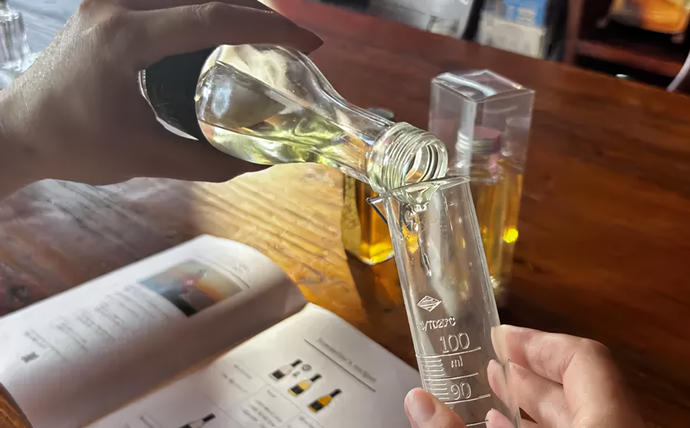 兵庫県淡路市のふるさと納税 古酒セルフブレンド体験と淡路島ランチコースセット 2名様ペアチケット