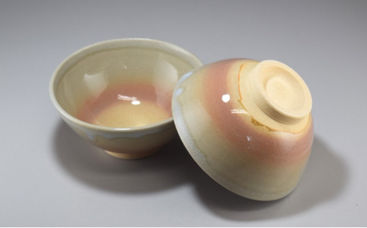 山口県萩市のふるさと納税 萩焼 ご飯茶碗 2客