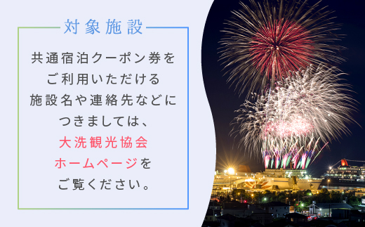 茨城県大洗町のふるさと納税 大洗町 共通 宿泊 クーポン 3,000円分 関東 茨城