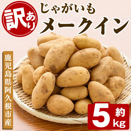 訳あり！じゃがいも「メークイン」(約5kg