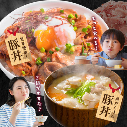 宮崎県都城市のふるさと納税 国産豚肉切り落とし4kgセット_MJ-3650