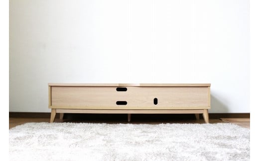 福岡県大木町のふるさと納税 【開梱・設置】アゼル 150cm テレビボード（ナチュラル）　AX001