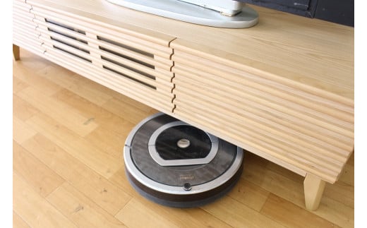 福岡県大木町のふるさと納税 【開梱・設置】アゼル 150cm テレビボード（ナチュラル）　AX001