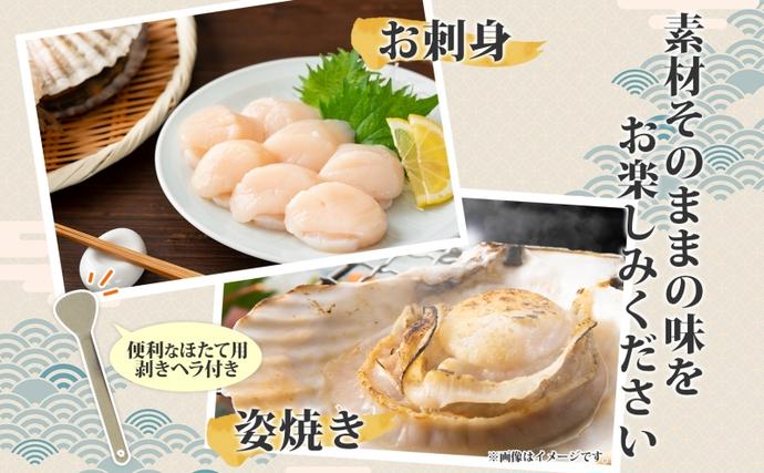 北海道洞爺湖町のふるさと納税 北海道産 活ほたて 2年貝 約 2kg 15枚～22枚 2026年3月中旬～3月下旬頃お届け 殻付き 帆立 ホタテ ほたて 貝 魚介 海産 海鮮 貝柱 噴火湾 刺身 焼き フライ 生産者支援 産地直送 送料無料 北海道