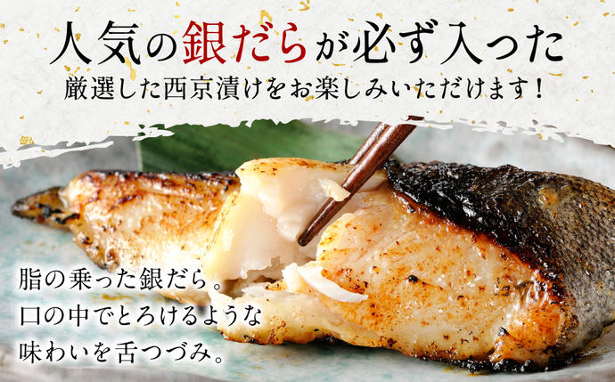 熊本県八代市のふるさと納税 【訳あり】厳選 鮮魚 西京漬け 960g 銀だら入り 食べ比べ 16枚 西京焼き 4切れ×4袋 日本料理店 料亭 西京焼き 銀だら 厳選 鮮魚 魚 さかな 冷凍