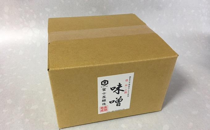 長野県小諸市のふるさと納税 富士屋醸造　信州みそ甘口と中辛詰合せ 8kg　長野 小諸 味噌 こだわり 食材 お取り寄せ 食べ比べ 味噌／調味料 ミソ セット