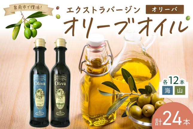 EXオリーブオイル オリーバ 海 山 2種24本セット
