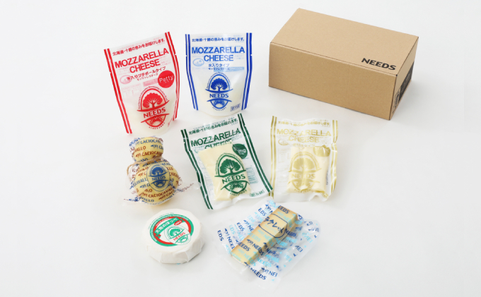 北海道幕別町のふるさと納税 北海道 十勝 チーズアソート7種B / ラクレット入り バラエティセット [チーズ工房NEEDS]【 チーズ アソート 詰合せ セット バラエティ ラクレット モッツァレラ 大地のほっぺ さけるチーズ 乳製品 ワインNEEDS ニーズ 食べ比べ 受賞】