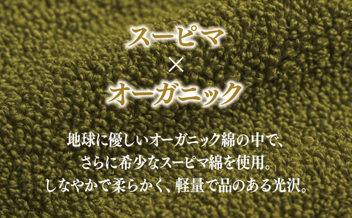 大阪府泉佐野市のふるさと納税 高級泉州タオル ラガマフィン バスタオル カーキー 1枚【国産 日用品 上質 タオル 国内製造】 030D160