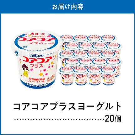愛知県小牧市のふるさと納税 愛知ヨーク　コアコアプラスヨーグルト　20個入　（栄養機能性食品）［108A08］
