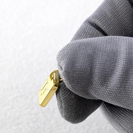 山梨県昭和町のふるさと納税 純金 24金 ペンダントトップ インゴット型 K24 イニシャル 刻印 プレート 鍛造 ネックレス 文字入れ 造幣局検定刻印 金 石なし シンプル 24k ジュエリー お守り プレゼント 人気 普段 使い SWAA256