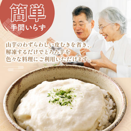 三重県多気町のふるさと納税 伊勢いも すりおろし 冷凍とろろ 伊勢いも 芋 イモ とろろ 伊勢芋 とろろ芋 すりおろし 野菜 農作物 お手軽 とろろ汁 ご飯 そば つけ汁 健康 稀少 名産品 簡単 便利 個包装 粘り 冷凍 三重県 多気町 HK-01
