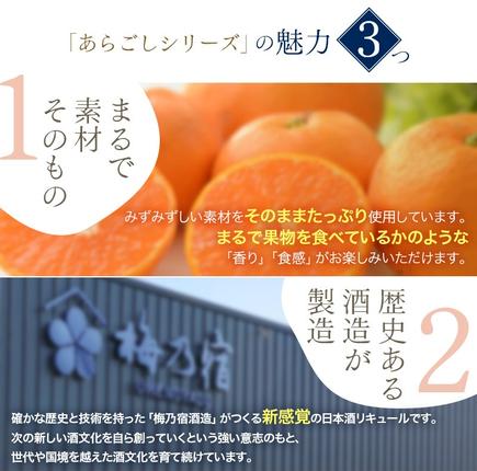 梅乃宿 あらごしみっく酒 720mL ／ 梅乃宿酒造 リキュール 果実 もも