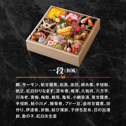 愛知県小牧市のふるさと納税 おせち料理（和風一段）2026年［018M04］