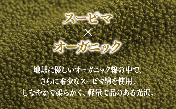 大阪府泉佐野市のふるさと納税 高級泉州タオル ラガマフィン バスタオル フェイスタオル カーキー 合計6枚（3枚×2種）【国産 日用品 上質 タオル 国内製造】 099H2480
