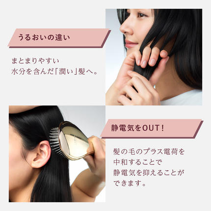 茨城県つくばみらい市のふるさと納税 WAVEWAVE EMS Brush Air クッションブラシ ピンクゴールド ブラシ マイクロカレント マイナスイオン 赤色LED 潤い 艶 光エステ ヘアブラシ 頭皮ケア 美容 ヘアケア ブラッシュエアー ブラシエアー ウェイブウェイブ 誕生日 プレゼント 実用的 頭皮マッサージ 家電 電化製品 新生活 新生活応援 日用品 美容機器 必要なもの 便利 おすすめ 一人暮らし 二人暮らし 必要 [AG251-NT]