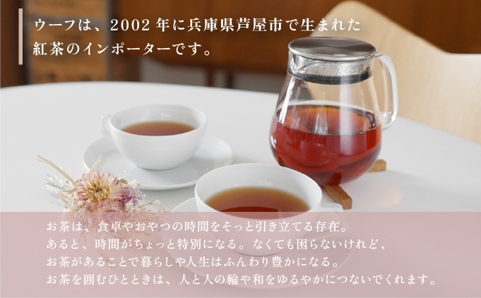 兵庫県芦屋市のふるさと納税 紅茶 ティーバック 8種セット【Uf-fu ウーフ】茶葉 人気 ダージリン マスカテルブレンド アールグレイ ショコラ アールグレイオハラ アンバー コルカタチャイ リュンヌ ノッテ ミルクティー アイスティー ティータイム 詰め合わせ 贈り物 ギフト プレゼント 038-a015_