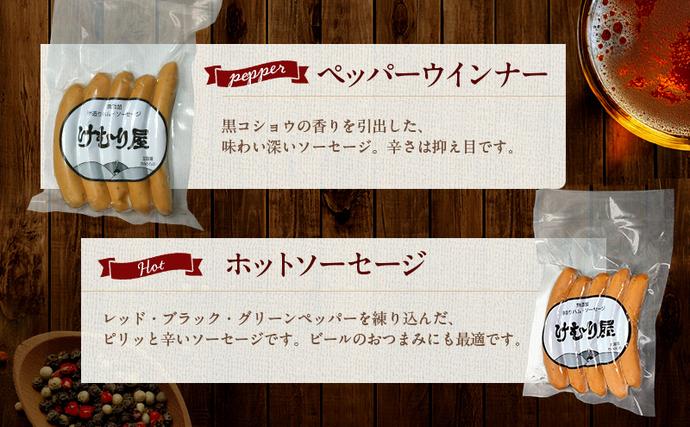 北海道上富良野町のふるさと納税 【令和8年2月から順次出荷】 無添加 ソーセージ セット けむり屋 詰め合わせ ポークソーセージ ポーク フランクフルト ペッパーウインナー ペッパー ウインナー ウィンナー 加工肉 お肉 肉 豚肉 北海道 上富良野町