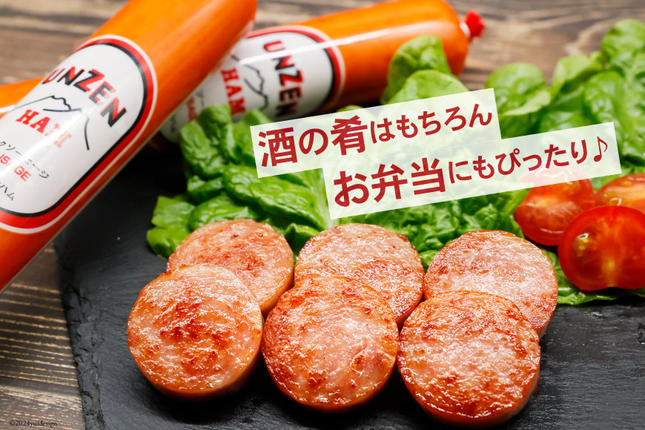 BI002 雲仙ハム ソーセージ 小 300g×2本[ 絶品 人気 ハム ウインナー