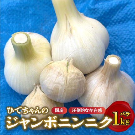 【先行予約】ひでちゃんのジャンボニンニク（