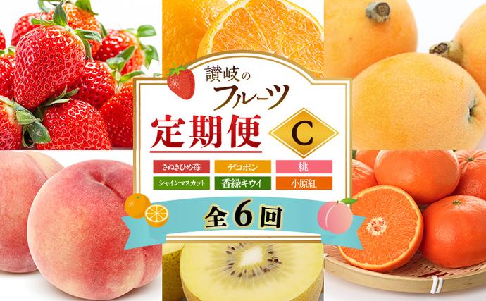 フルーツ 定期便 6回 香川県産 小原紅 