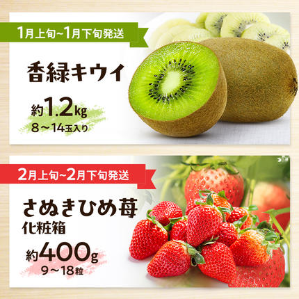 香川県東かがわ市のふるさと納税 讃岐のフルーツ定期便（全10回）