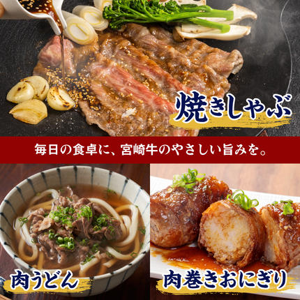 宮崎県都城市のふるさと納税 宮崎牛【赤身霜降り】すきしゃぶ700g_17-6507【肉 牛肉 スライス 人気 おすすめ すきやき しゃぶしゃぶ 焼き肉 焼肉 BBQ】