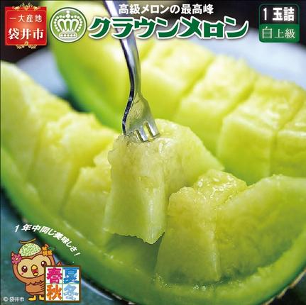 クラウンメロン（白上級）１玉入
