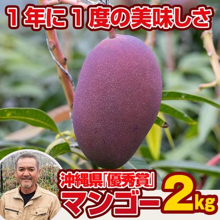 沖縄県南風原町のふるさと納税 【2026年発送】芳醇な香り　とろける食感　沖縄県「優秀賞」マンゴー2kg