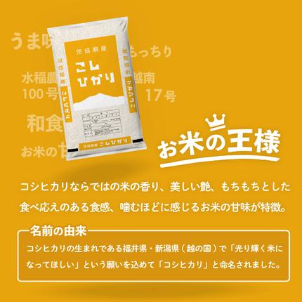 茨城県八千代町のふるさと納税 【スピード発送】コシヒカリ 10kg (5kgx2袋) 令和7年産 茨城県産 こしひかり 白米 精米 茨城県 八千代町 お米 米 [SF562yai]