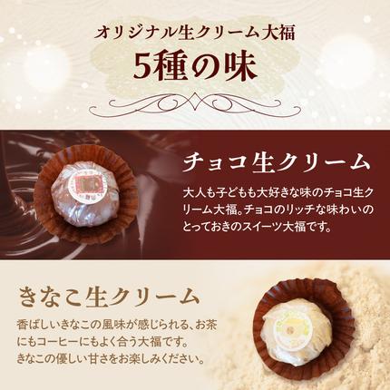 オリジナル生クリーム大福5種10個セット / 京都府木津川市 | セゾンの