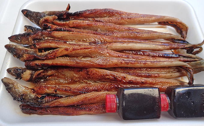 岡山県瀬戸内市のふるさと納税 あなご 先行予約 山銀商店 白焼き ・ かば焼き あなご セット （合計約600g) 産地直送 穴子 魚介類 アナゴ