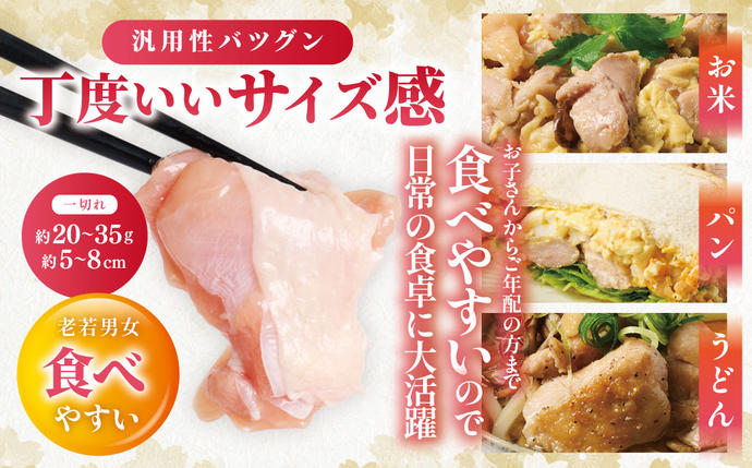 熊本県八代市のふるさと納税 九州産 若鶏 もも切身 合計3.0kg（300g×10袋） 肉 国産 鶏肉 とり肉 鶏もも肉 鳥もも肉 弁当 小分け パック 唐揚げ おかず 冷凍