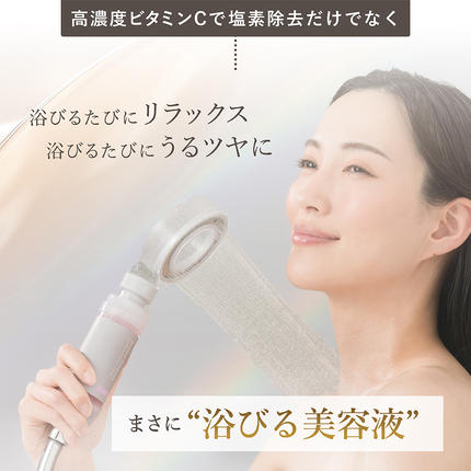 茨城県つくばみらい市のふるさと納税 LINKA esthé アロマエッセンス ビタミンシャワーフィルター（ラベンダー） リンカ LINKA 美容 美容機器 シャワー お風呂 美容液 シャワーヘッド バスタイム 浄水器 リラックス アロマ [EV24-NT]